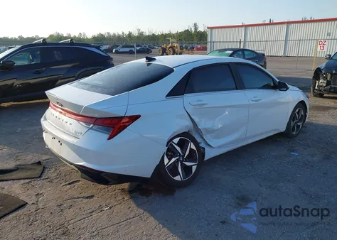 2023 Hyundai Elantra Hybrid Limited из США, поврежденный, VIN KMHLN4AJ2PU074306